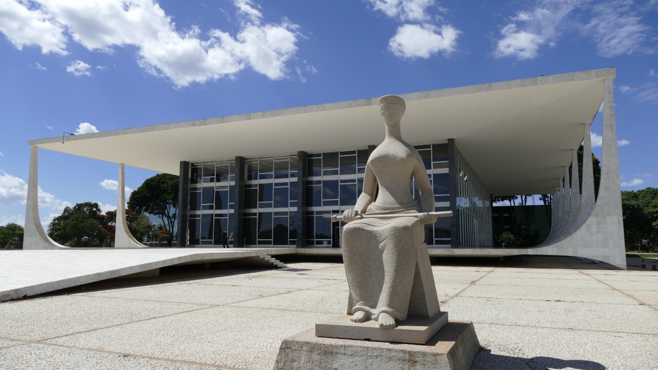 Em foto, é possível ver fachada do Supremo Tribunal Federal (STF)